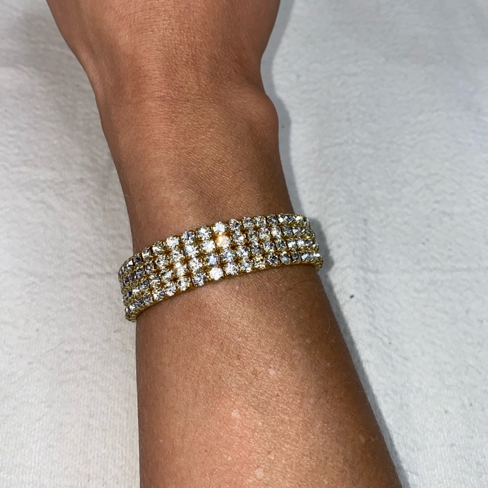 Gold Tennis Bracelet